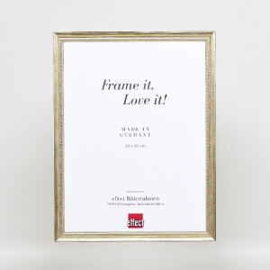 Cornice per foto in legno Effect Profilo 48 Oro 50x50 cm Vetro trasparente