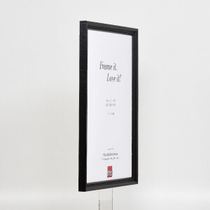 Cornice per foto in legno profilo 48 nera 50x60 cm con vetro trasparente