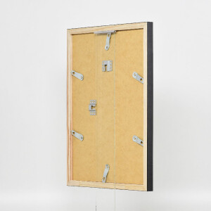 Cornice per foto in legno Effect Profilo 48 Argento 50x65 cm Vetro Chiaro