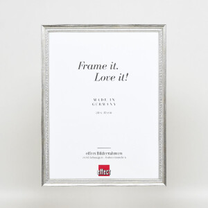 Cornice per foto in legno Effect Profil 48 Argento 14,8x21 cm Vetro trasparente