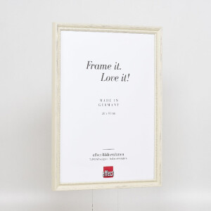 Cornice per foto in legno Effect Profilo 48 Bianco 30,5x91,5 cm Vetro trasparente