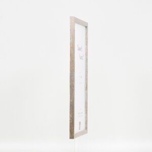 Effect Holzrahmen Profil 51 antiksilber 10x10 cm Klarglas