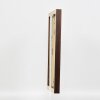 Cornice in legno effetto Profilo 52 marrone scuro 20x28 cm vetro normale