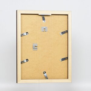 Cornice effetto legno Profilo 52 marrone scuro 29,7x42 cm vetro normale
