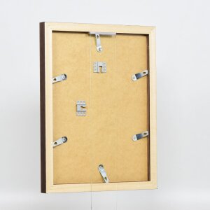 Cornice effetto legno Profilo 52 marrone scuro 29,7x42 cm vetro normale