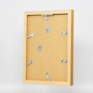 Cornice effetto legno Profilo 52 rovere 45x60 cm vetro normale