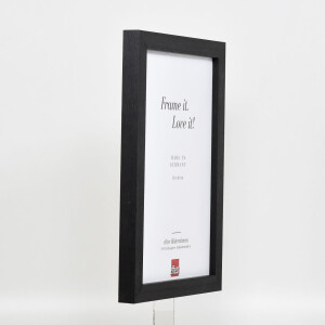 Cornice effetto legno Profilo 52 nero 60x60 cm Vetro normale