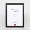 Cornice effetto legno Profilo 52 nero 60x60 cm Vetro normale