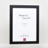 Cornice effetto legno Profilo 52 nero 60x60 cm Vetro normale