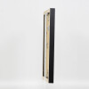 Cornice effetto legno Profilo 52 nero 60x60 cm Vetro normale