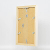 Cornice effetto legno Profilo 52 bianco 60x90 cm Vetro normale