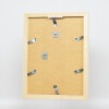 Cornice effetto legno Profilo 52 bianco 62x93 cm Vetro normale