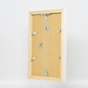 Cornice effetto legno Profilo 52 bianco 70x70 cm Vetro normale