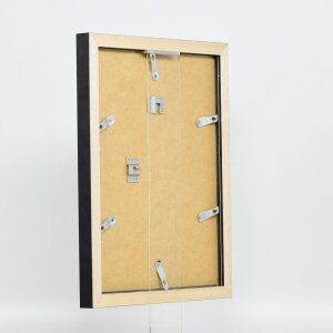 Cornice effetto legno Profilo 52 nero 70x70 cm Vetro normale