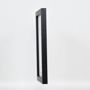 Cornice effetto legno Profilo 52 nero 70x70 cm Vetro normale