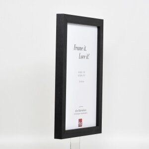 Cornice effetto legno Profilo 52 nero 70x70 cm Vetro normale