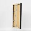 Cornice effetto legno Profilo 52 nero 70x70 cm Vetro normale