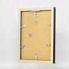 Cornice effetto legno Profilo 52 nero 70x70 cm Vetro normale