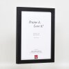 Cornice effetto legno Profilo 52 nero 70x70 cm Vetro normale