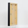 Cornice in legno effetto profilo 55 nero 70x100 cm vetro normale