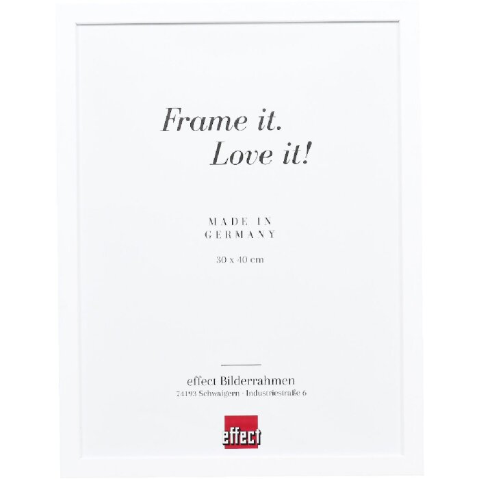 Cornice per foto in legno Effect Profilo 58 Bianco 25x35 cm