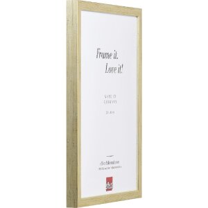 Cornice in legno Effect Profilo 58 Antico Argento 50x65 cm Vetro Chiaro