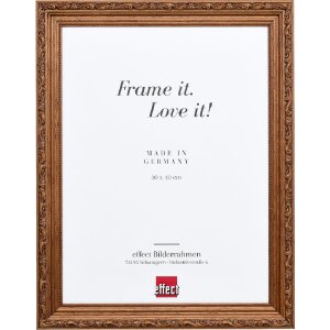Effect Holzrahmen Profil 63 Barock braun 40x40 cm mit...