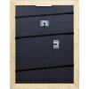 effect Holz-Bilderrahmen Profil 64 schwarz 42x59,4 cm Klarglas