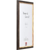 Cornice per foto in legno Effect Profilo 67 marrone scuro 35x50 cm vetro trasparente