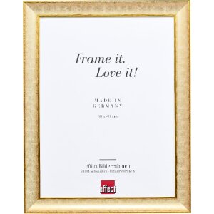 Effect Holzrahmen Profil 68 Elfenbein 50x65 cm mit Klarglas