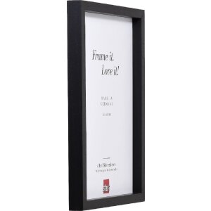 Cornice per foto in legno Effect Profil 74 Nera 30x45 cm con vetro trasparente