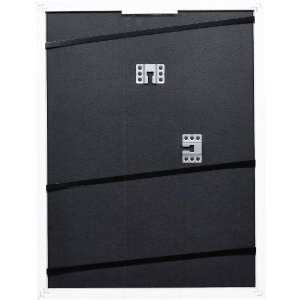 Cornice in legno Effect Profilo 74 Bianca 40x50 cm Vetro Chiaro