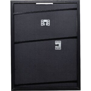 Cornice in legno Effect Profilo 74 Nero 45x60 cm Vetro Chiaro