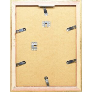 effect Holzrahmen Profil 75 Barock Gold 45x80 cm mit Klarglas