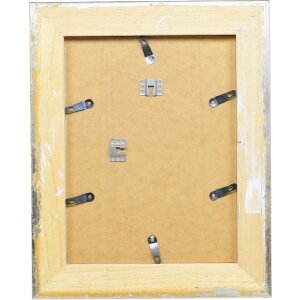 Cornice per foto in legno Effect Profil 80 Argento 29,7x42 cm vetro trasparente