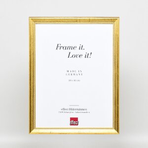 Cornice effetto legno profilo 85 oro 10x10 cm vetro normale