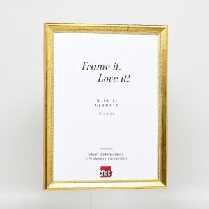 Cornice effetto legno profilo 85 oro 10x10 cm vetro normale