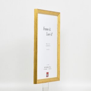Cornice effetto legno profilo 85 oro 10x10 cm vetro normale