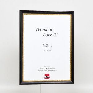 Cornice effetto legno Profilo 85 Nero 13x18 cm Vetro normale