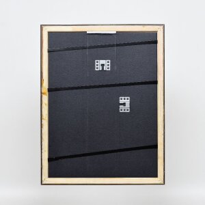 Cornice in legno effetto profilo 85 nero 45x60 cm vetro normale