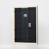 Cornice in legno effetto profilo 89 blu 25x50 cm vetro normale