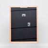 Cornice in legno effetto profilo 89 rosso 30,5x91,5 cm vetro normale
