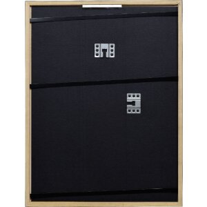 Cornice per foto in legno Effect Profilo 2330 Nero 18x24 cm Vetro trasparente