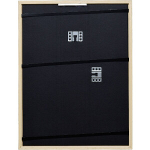 Cornice in legno Effetto Profilo 2330 Rovere 25x70 cm con vetro trasparente