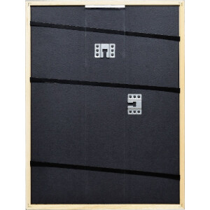 Cornice in legno Effect Profilo Top S Nero 20x20 cm con vetro normale