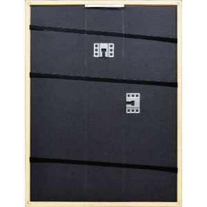 Cornice in legno Effect Profilo Top S Platin 50x50 cm con vetro normale