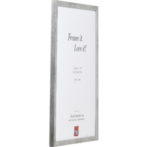 Cornice per foto in legno Effect Profilo Top S Argento 14,8x21 cm con vetro normale
