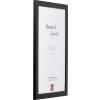 Cornice in legno Effect Profilo Top Pro nera 7x10 cm vetro chiaro