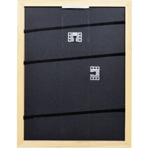 Cornice in legno Effect Profilo Top Pro Platin 40x40 cm con vetro chiaro