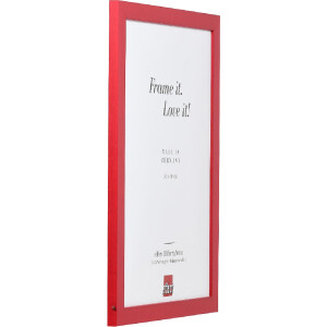 Cornice in legno Effect Profilo Top Pro rosso 42x59,4 cm vetro trasparente